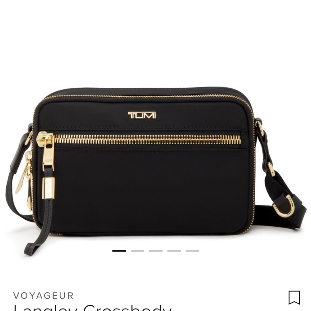NWT Tumi Langley Crossbody bag, black - Picture 2 of 7
